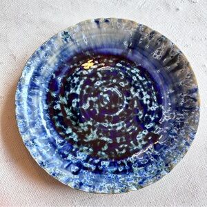 9" Glazed Ceramic Plate